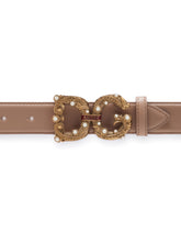 CALFSKIN BELT WITH DG AMORE LOGO -  | Dolce & Gabbana