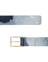 Patchwork denim belt -  | Dolce & Gabbana
