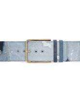Patchwork denim belt -  | Dolce & Gabbana