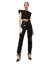 Shiny calfskin belt with DG logo -  | Dolce &amp; Gabbana