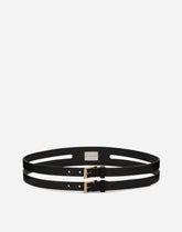 Belt with logo tag -  | Dolce &amp; Gabbana