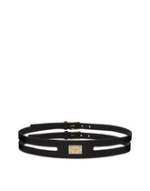Belt with logo tag -  | Dolce & Gabbana