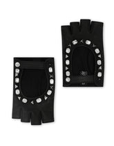 Nappa leather gloves with embellishment -  | Dolce &amp; Gabbana