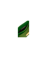 Dauphine calfskin card holder with branded tag -  | Dolce & Gabbana