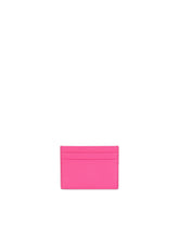 Tumbled calfskin card holder with branded tag -  | Dolce &amp; Gabbana