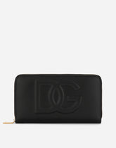Calfskin zip-around DG Logo wallet -  | Dolce &amp; Gabbana