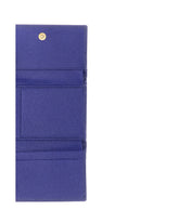 Small Dauphine calfskin continental wallet with plate detail -  | Dolce &amp; Gabbana