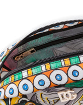 Carretto-print nylon make-up bag -  | Dolce &amp; Gabbana