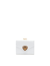 French flap Devotion wallet in calfskin -  | Dolce & Gabbana