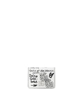 Calfskin wallet with logo print -  | Dolce & Gabbana