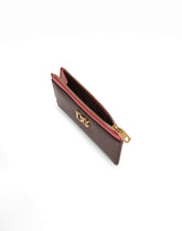 Calfskin leather cardholder with DG logo -  | Dolce &amp; Gabbana