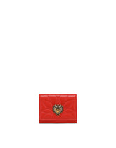 Small Devotion wallet in quilted nappa leather -  | Dolce &amp; Gabbana