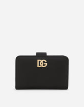 Calfskin wallet with DG logo -  | Dolce &amp; Gabbana