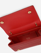 Crocodile-print calfskin DG girls cell phone bag -  | Dolce &amp; Gabbana