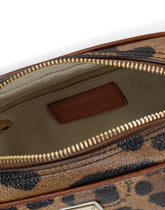 Leo crepe toiletry bag with branded tag -  | Dolce &amp; Gabbana