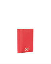 DAUPHINE CALFSKIN PASSPORT HOLDER -  | Dolce & Gabbana