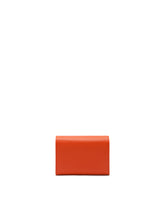 Tumbled calfskin wallet with chain detail -  | Dolce &amp; Gabbana