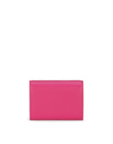 Tumbled calfskin wallet with chain detail -  | Dolce &amp; Gabbana