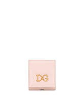 Calfskin airpods case with baroque DG logo -  | Dolce &amp; Gabbana