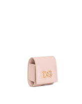 Calfskin airpods case with baroque DG logo -  | Dolce &amp; Gabbana