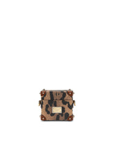 Leo crepe AirPods case with branded plaque -  | Dolce &amp; Gabbana