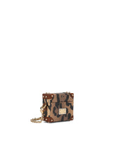 Leo crepe AirPods case with branded plaque -  | Dolce &amp; Gabbana