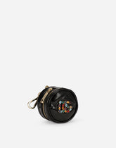 Patent leather coin pocket and rhinestone-detailed DG logo -  | Dolce &amp; Gabbana