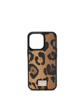 Leopard-print Crespo iPhone 13 Pro cover -  | Dolce & Gabbana