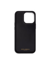 Calfskin iPhone 13 Pro cover with DG logo -  | Dolce &amp; Gabbana