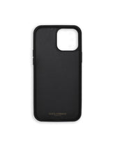Patent leather iPhone 13 cover with rhinestone-detailed DG logo -  | Dolce & Gabbana