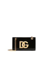 Polished calfskin 3.5 phone bag -  | Dolce & Gabbana