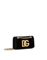 Polished calfskin 3.5 phone bag -  | Dolce & Gabbana