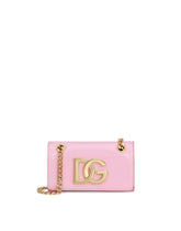 Polished calfskin 3.5 phone bag -  | Dolce & Gabbana