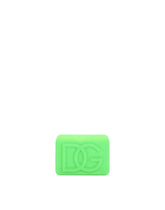 Rubber card holder with embossed logo -  | Dolce & Gabbana