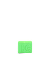 Rubber card holder with embossed logo -  | Dolce & Gabbana