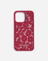 Lace rubber iPhone 14 Pro Max cover -  | Dolce &amp; Gabbana