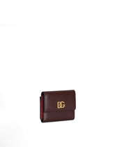Calf leather wallet with DG logo -  | Dolce &amp; Gabbana