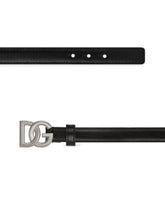 Calfskin choker with DG logo -  | Dolce &amp; Gabbana
