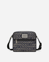 Coated jacquard crossbody bag -  | Dolce &amp; Gabbana