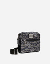 Coated jacquard crossbody bag -  | Dolce &amp; Gabbana