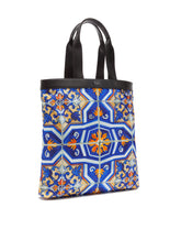 NYLON SICILIA DNA SHOPPER WITH MAJOLICA PRINT -  | Dolce & Gabbana