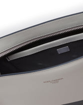 Large clutch Monreale in bicolour calf leather with logo -  | Dolce & Gabbana