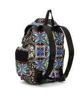 NYLON BACKPACK WITH MAIOLICA PRINT -  | Dolce & Gabbana