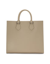 Large calfskin shopper with logo -  | Dolce & Gabbana