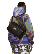 Nylon and calfskin nappa Nero Sicilia DNA bag -  | Dolce & Gabbana