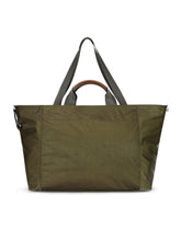 Nero Sicilia dna nylon travel bag with branded tag -  | Dolce & Gabbana