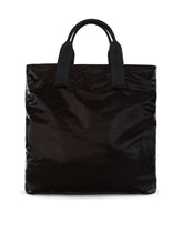 Nero Sicilia dna nylon shopper with branded tag -  | Dolce & Gabbana