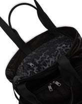 Nero Sicilia dna nylon shopper with branded tag -  | Dolce & Gabbana