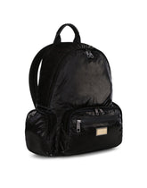 Nero Sicilia dna nylon backpack with branded tag -  | Dolce & Gabbana