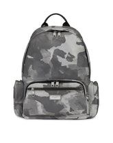 Camouflage-print nylon backpack with branded tag -  | Dolce & Gabbana